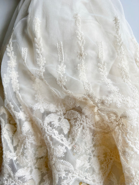 Wonder-Filled Attic Ghost// Floral Tulle