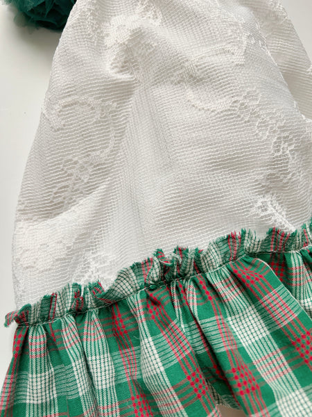 Spirit of the Holiday Bespoke Doll // Holiday Plaid Ruffle