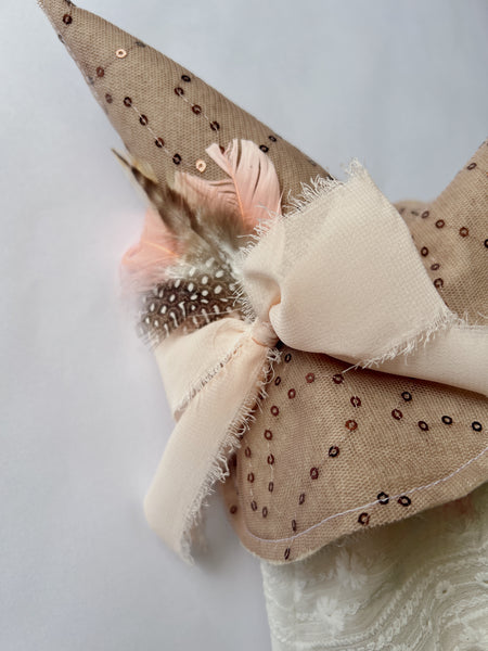 Wonder-Filled Attic Ghost// Vintage Lace Ruffle
