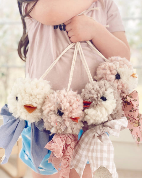 MEGA Pom Rabbit Basket Charm